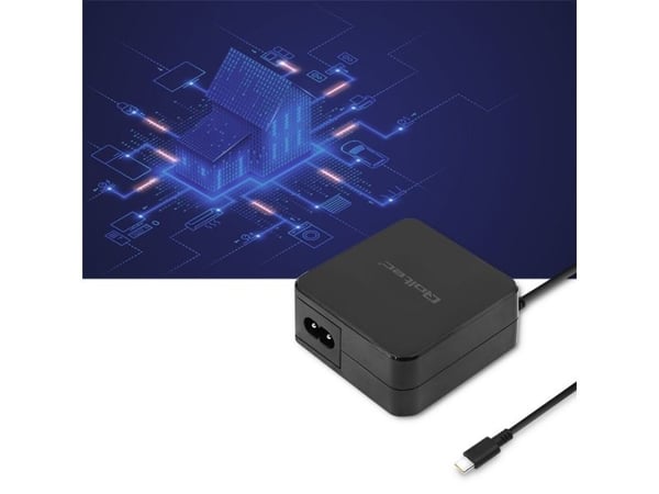 Qoltec 65W strømadapter | 5-20,3V | 2-3,25A | USB type C | XP