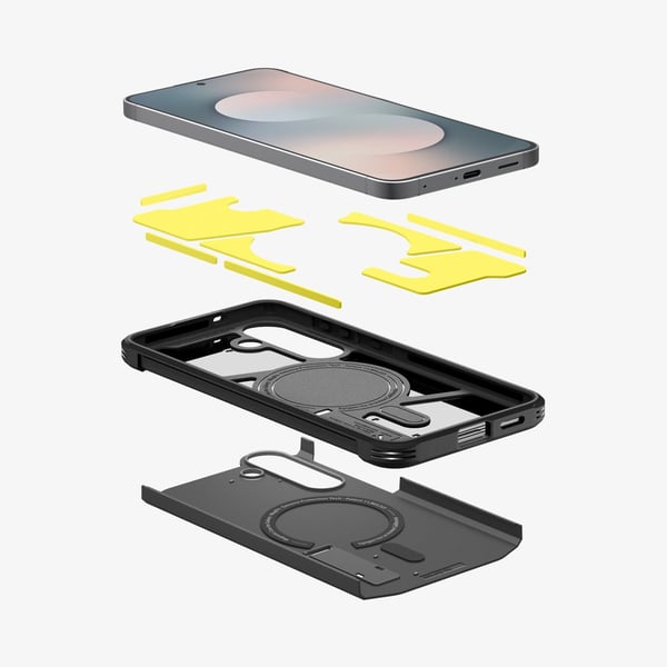 Spigen Tough Armor (MagFit), Suojus, Samsung, Galaxy S25 FE, 17 cm (6.7"), musta