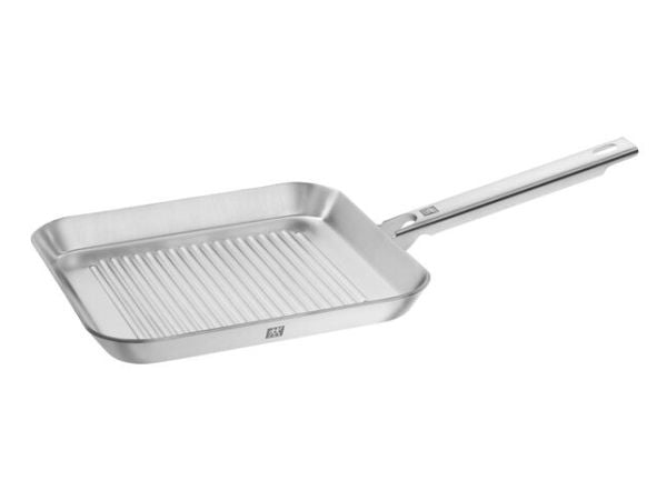 ZWILLING 40996-024-0, Suorakulmainen, Grillipannu, Ruostumaton teräs, 200 °C, Ruostumaton teräs, Induktio