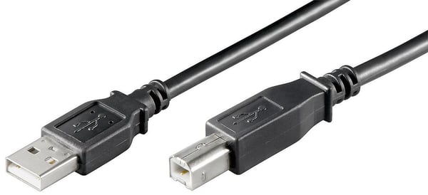 MicroConnect - USB-kabel - USB (hane) till USB typ B (hane) - USB 3.1 Gen 1 - 3 m - svart