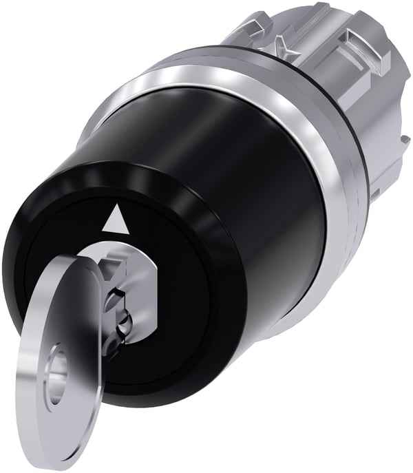 Siemens 3SU10505LM010AA0 3SU1050-5LM01-0AA0 Avainkytkin 2 x 45 ° IP66, IP67, IP69/IP69K 1 kpl