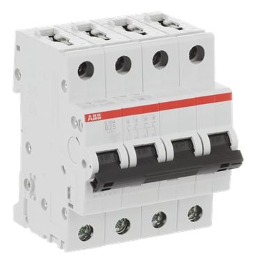 Automaattisulake C 40A, 4-napainen C-ominaisuus, katkaisukyky 6kA, 230/400V AC, 70mm leveä S204-C40