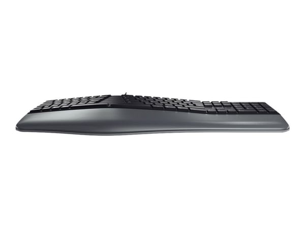 CHERRY KC 4500 ERGO, Täysikokoinen (100 %), USB, AZERTY, Musta