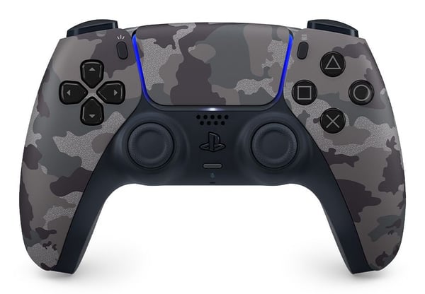 Sony DualSense langaton peliohjain PS5:lle, harmaa maastokuvio