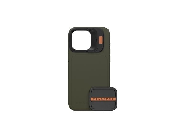 PolarPro LiteChaser 15 suojakuori iPhone 15 Pro Max, MagSafe-yhteensopiva, musta