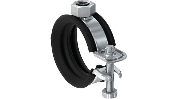 Fischer 562344, Putkenkiinnitin, Terästä, Musta, 31 - 37 mm, 2,54 cm (1"), EPDM-kumi, Styreenibutadieeni (SBR), Sinkittyä terästä, 0,7 kN