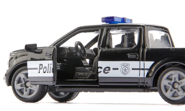 Siku 1496, Poliisiauto, 3 vuosi/vuosia, Muovi, Musta