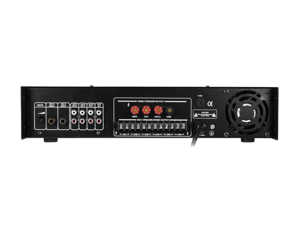 Omnitronic 80709719, 120 W, A/B, 0,5%, 85 dB, 80 - 16000 hz, Klämplintar