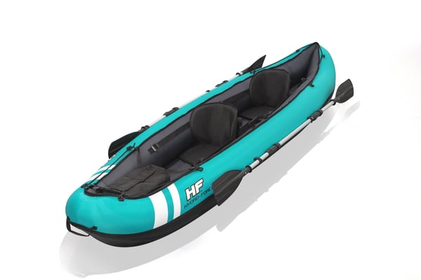 Bestway 65052, Puhallettava kajakki, 2 henkilö(t), 200 kg, Musta, PVC-muovi, 2 istuin(ta)