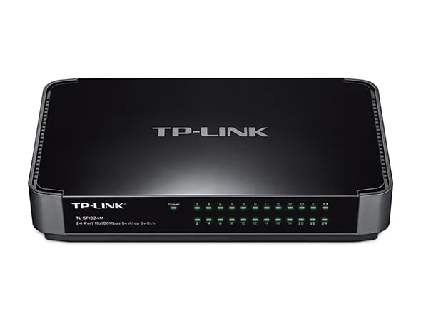 TP-Link TL-SF1024M - Switch - 24 x 10/100 - skrivbordsmodell