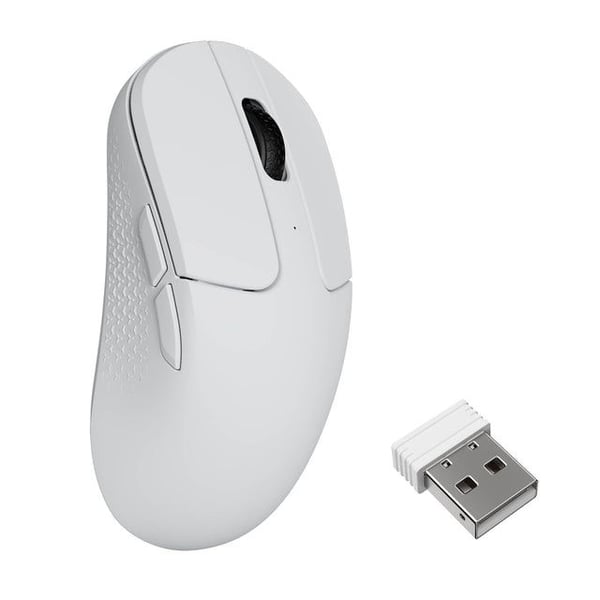 Keychron M3 Mini pelihiiri, 8K, langaton, 30000 DPI, valkoinen