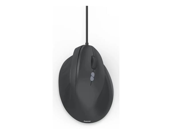 Hama ECM-500R, Oikeakätinen, Vaakasuuntainen muotoilu, Optinen, USB A-tyyppi, 1800 DPI, musta