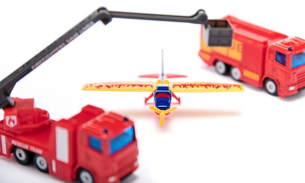 Siku Gift set Feuerwehr, Paloauto, 3 vuosi/vuosia, Metalli, Muovi, Musta, Oranssi, Punainen, Valkoinen
