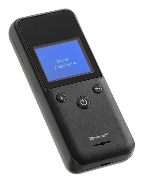 Tracer BreathEZ-2B, Svart, Platinum elektrokjemisk sensor, ‰, 0 - 500%, LCD, Polen
