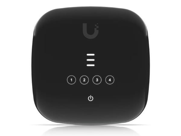 Ubiquiti UFiber WiFi - Trådløs ruter 4-portssvitsj - 1GbE, GPON - veggmonterbar