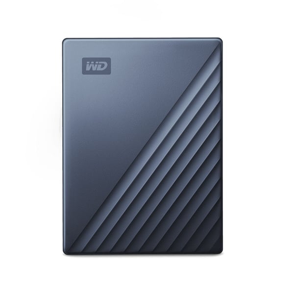 WD My Passport Ultra WDBFTM0050BBL ekstern harddisk 5 TB 2.5" USB-C, blå