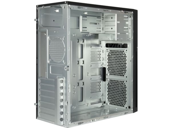 Inter-Tech IT-2815 Linear ATX miditower-skåp, svart