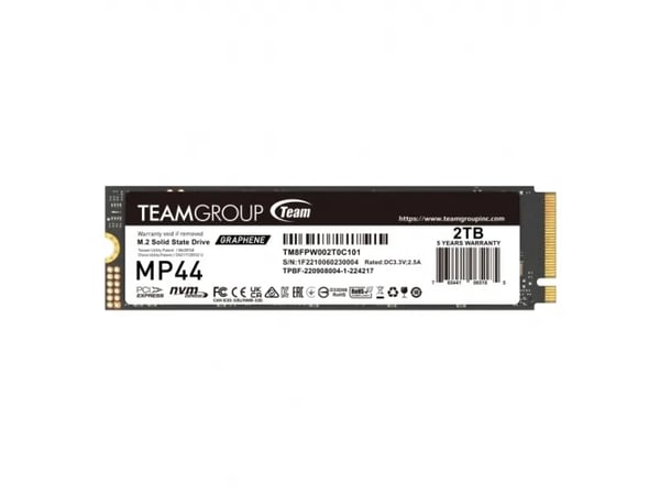 Team Group MP44 - SSD - 2 TB - inbyggd - M.2 2280 - PCIe 4.0 x4 (NVMe)