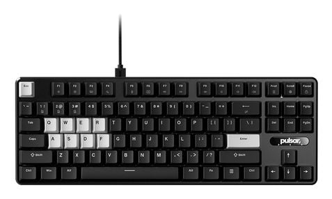 PULSAR PCMK 2 HE, Kabel, USB, Magnetic-mechanical key switch, QWERTY, RGB LED, Svart