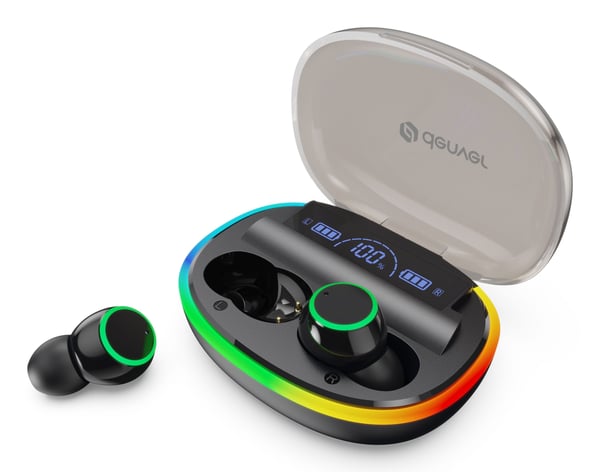 Denver TWE-55B, True Wireless Stereo (TWS), 20 - 20000 Hz, Puhelut/Musiikki, Kuulokkeet, Musta
