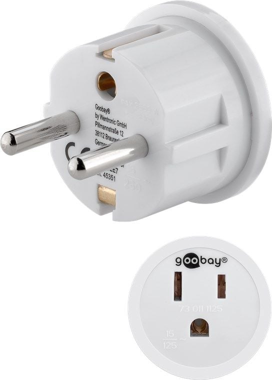 Goobay 45351, Typ F, Typ B, Rak, Rak, 230 V, 15 A
