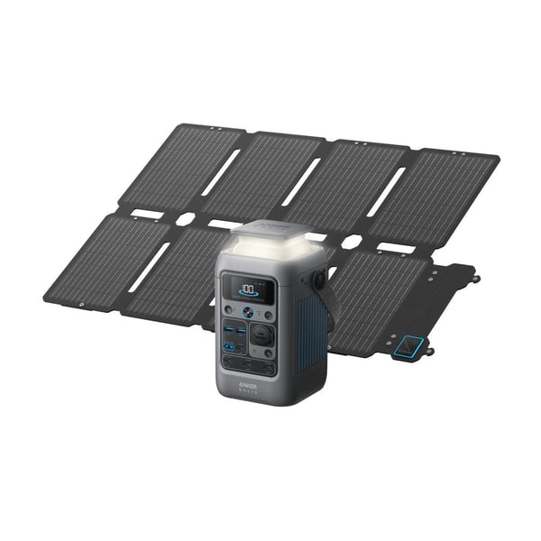 Anker SOLIX C300X DC - Bærbar strømstasjon - DC 11 - 28 / 5 / 9 / 15 / 20 / 28 V - 300 watt - litium-jernfosfat - 90000 mAh - 288 Wh - Wi-Fi, Bluet...
