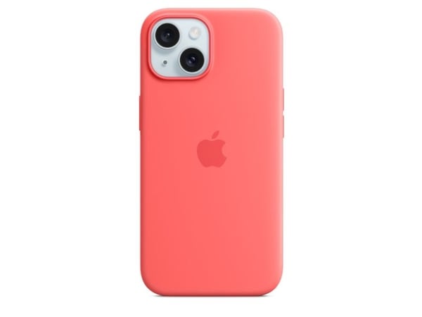 Apple Original iPhone 15 Silicone Case mit MagSafe - Guave
