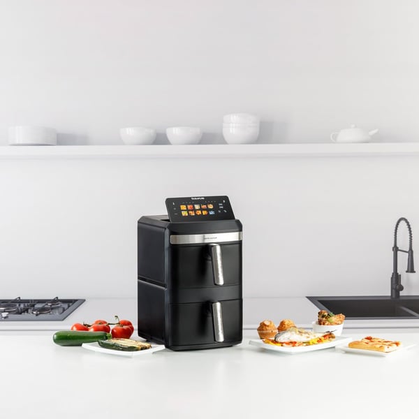 Taurus Air Fry Duo Slim, Kuumakiertoilmakypsennin, 13 L, 60 °C, 200 °C, 14 henkilö(t), 90 min