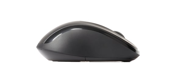 Rapoo M500 - Mus - optisk - 7 knapper - trådløs - 2.4 GHz, Bluetooth 4.0, Bluetooth 3.0 - USB trådløs mottaker - svart