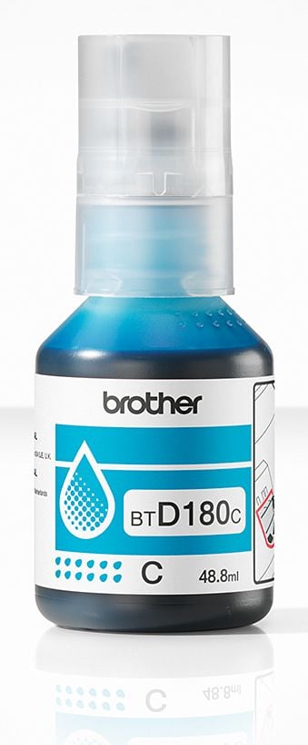 Brother BTD180C - Cyan - original - påfyllnadsbläck - för Brother DCP-T580DW