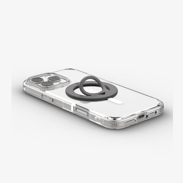 Spigen OM105, Magnetisk ring, Grå, Polykarbonat, Universal, Apple, Google, Samsung, 1 styck