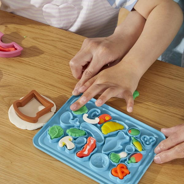 Play-Doh Little Chef -aloitussetti, Lasten keramiikkasetti, 3 vuosi/vuosia, Myrkytön, Monivärinen, 14 kpl