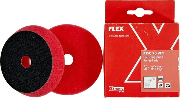 Flex PP-C karkea kiillotuslaikka 75 mm. - 2 kpl