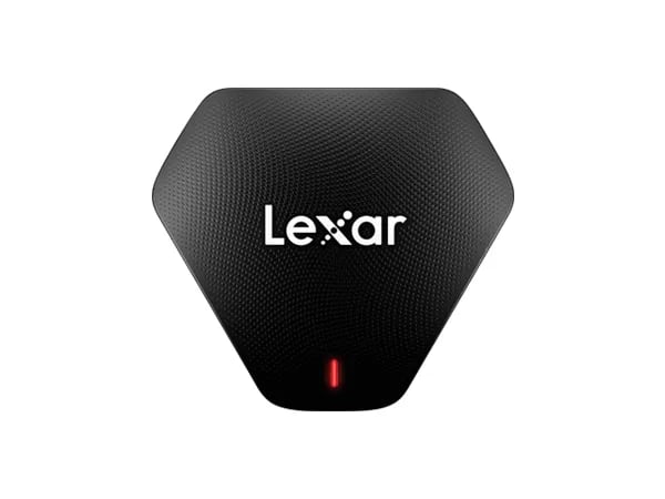 Lexar Professional - Kortleser - 3-i-1 (CF I, CF II, CF UDMA, SD, SDHC UHS-I, SDHC UHS-II, SDXC UHS-I, SDHC UHS-II, microSD, microSDHC UHS-I, micro...
