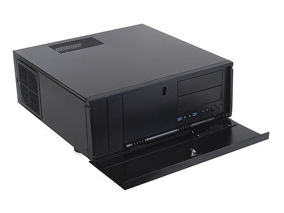 SilverStone Grandia GD07 PC-kabinett SSI EEB SST-GD07B uten PSU, svart