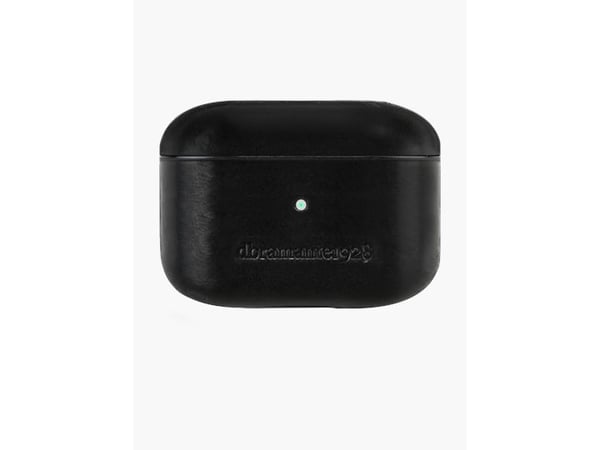 dbramante1928 Copenhagen - Fodral för hörlurar - handgjort fullnarvskinn - svart - för Apple AirPods Pro