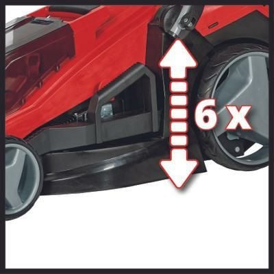Einhell Einhell GE-CM 36/43 M batteridrevet gressklipper 43 cm 2x18 V/4,0Ah batteri og lader
