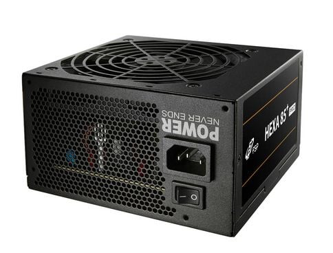FSP/Fortron HEXA 85+ PRO 650W, 650 W, 100 - 240 V, 50/60 Hz, 9 - 4 A, aktiivinen, 20 A