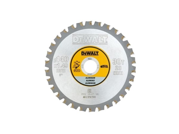 Dewalt dewalt akcesoria 140 x 20 30t alu akkukäyttöinen akkukone