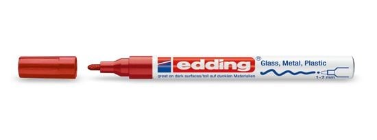 Paintmarker Edding 751 rød