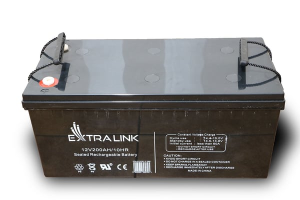 Extralink - UPS-batteri - Bly-syra - 200 Ah - svart