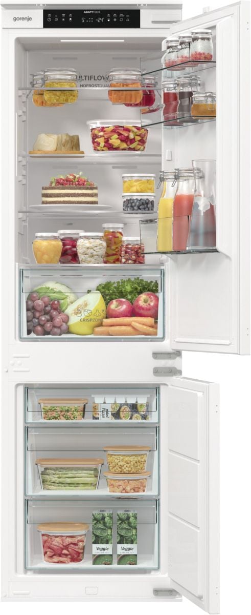 Gorenje NRKI517E41 integrert kombiskap 252 L E, hvit