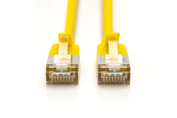 Digitus DK-1632-A-050S-Y, 5 m, Cat6a, F/FTP (FFTP), RJ-45, RJ-45, Gult