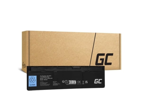 Green Cell - Batteri til bærbar PC (tilsvarer: Dell WD52H, Dell VFV59) - litiumpolymer - 4-cellers - 4600 mAh - svart