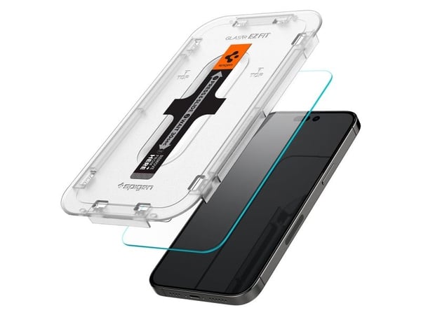 Spigen GLAS.tR EZ Fit skärmskydd i härdat glas för iPhone 14 Pro, 2-pack