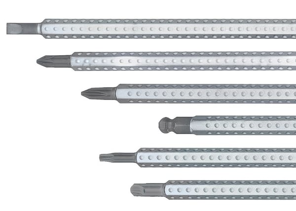 Wiha Workshop Vaihdettava teräsarja 6 osaa Veitsi, Phillips-lapa, Pozidriv-lapa, Internal-TORX