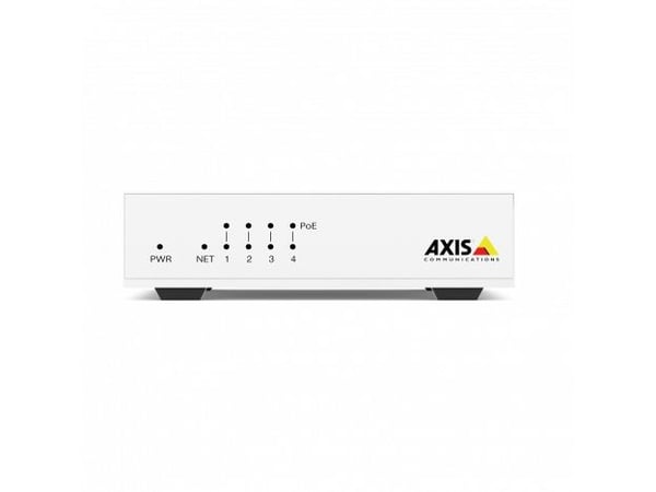 Axis D8004 uhåndtert nettverksswitch 4 x 10/100 PoE+ + 1 x 10/100, 60 W