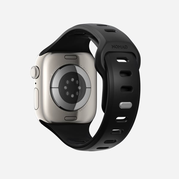 Nomad Tempo Band, Yhtye, Älykello, musta, Apple, 41mm / 42mm, Kumi