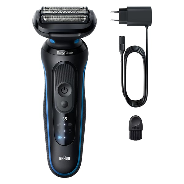 Braun Series 5 52-B1000s parranajokone, 1 h latausaika, Li-Ion-akku, musta