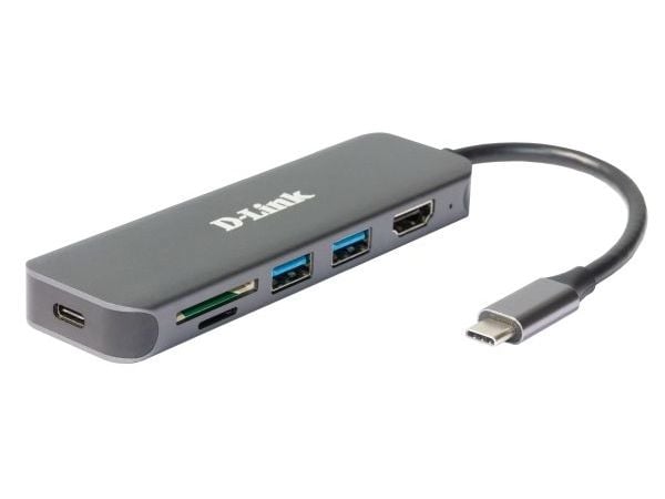 D-Link DUB-2327 - Dokkingstasjon - USB-C / Thunderbolt 3 - HDMI